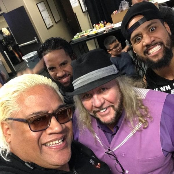 Photos Of Rikishi Visiting Backstage At SmackDown This Week