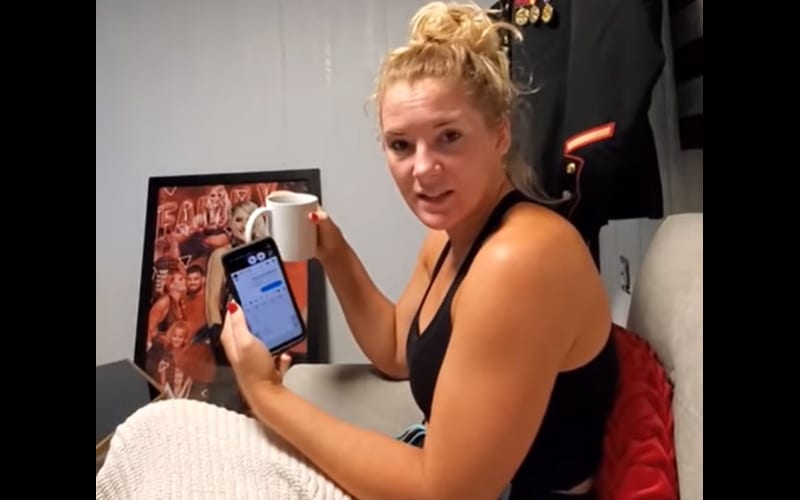 Lacey Evans Impostor Targets Her Actual Husband Gets Unexpected Reply