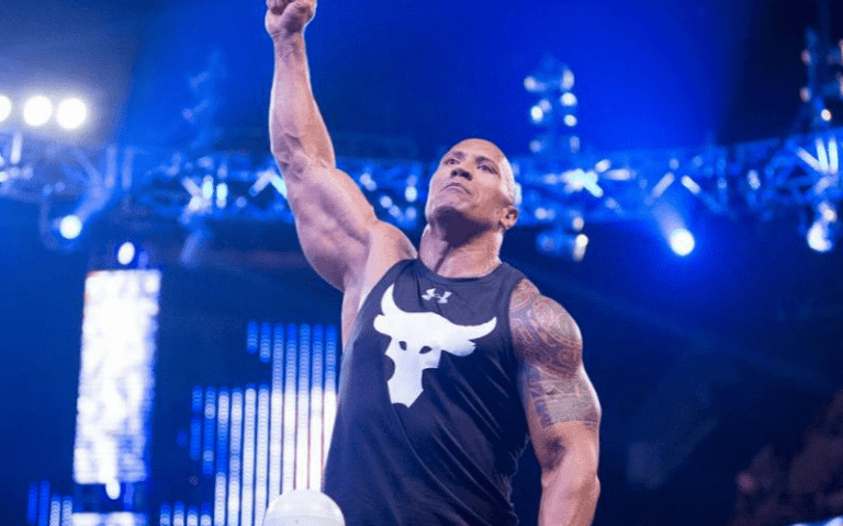 the rock aew wrestling