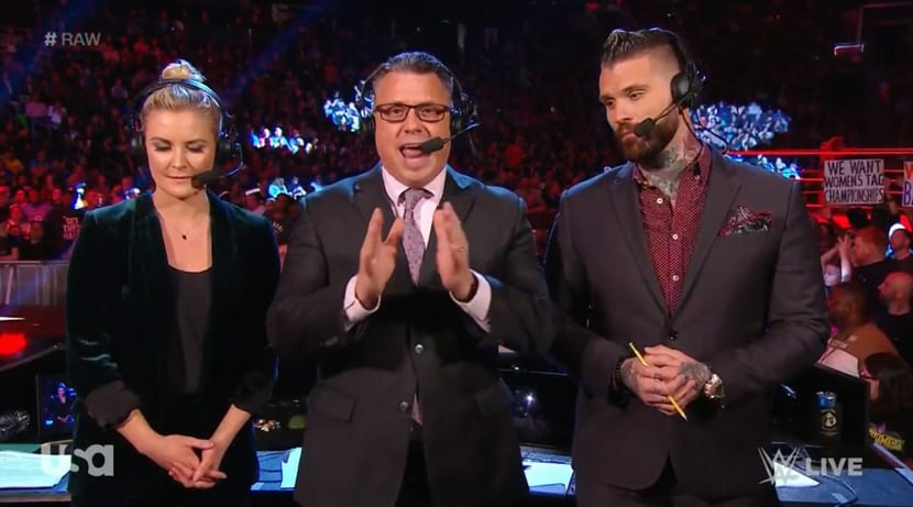 Corey Graves Teases Renee Young For Showing Her Husband Dean Ambrose ...