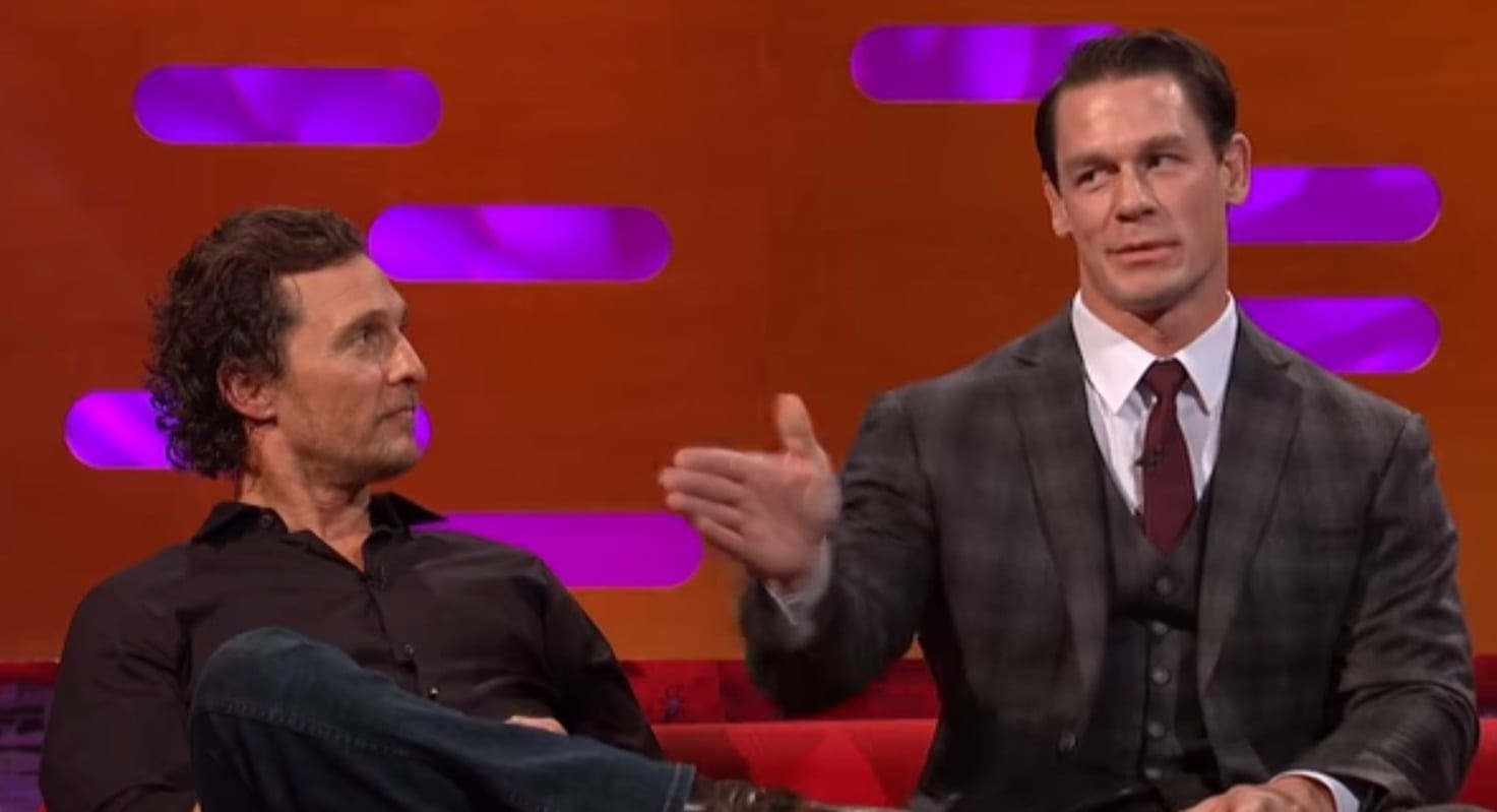 Matthew McConaughey Would Have Been A Fan Of John Cena's Prototype ...