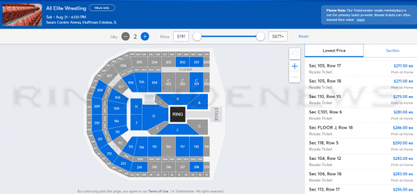 AEW Opens Up More Tickets For All Out