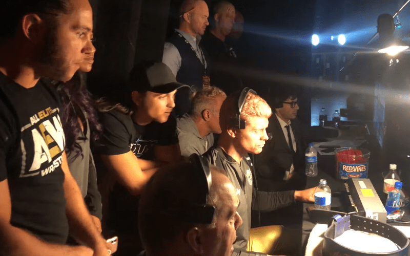 Was Aew Watching Wwe Nxt Backstage During Dynamite
