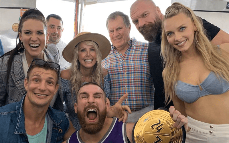 Stephanie McMahon & Triple H Attend Rob Gronkowski's Beach Party