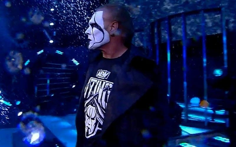 sting in aew wrestling