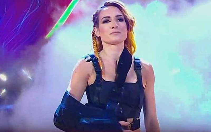 Top WWE star Becky Lynch has arm ripped open during brutal