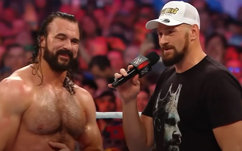 Wwe 100 Planned Drew Mcintyre And Tyson Fury American Pie Sing Along After Clash At The Castle