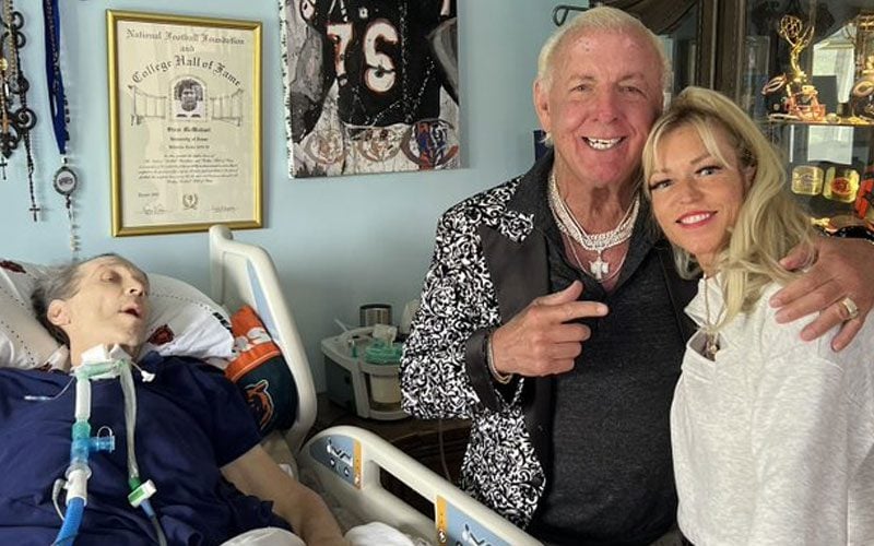 Ric Flair Visits Steve 'Mongo' McMichael As His Condition Continues To
