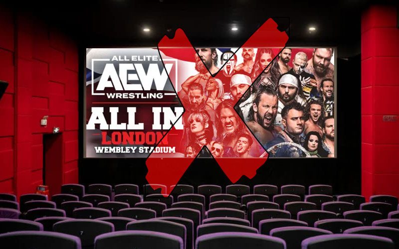 Possible Reason Why AEW All In Won't Be Shown in Movie Theaters