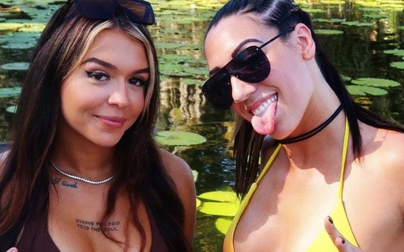 Cora Jade Links Up with Jacey Jayne for Bikini Boat Photo During