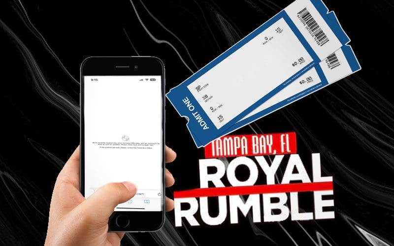 WWE Royal Rumble PreSale Ticket Demand Cripples MLB Box Office Website