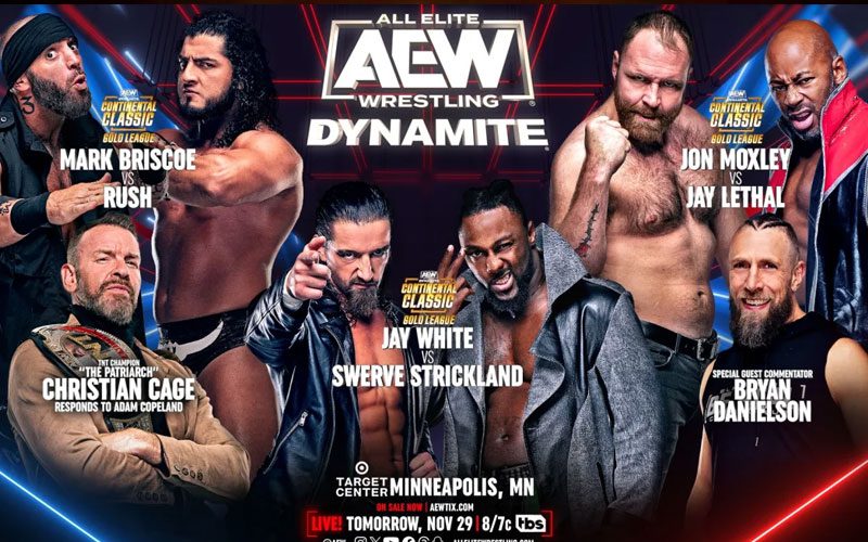 AEW Dynamite November 29, 2023 Preview: Confirmed Matches, Start Time ...