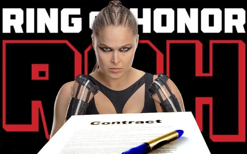 Ronda Rousey S Contract Situation Post Surprise Roh Debut