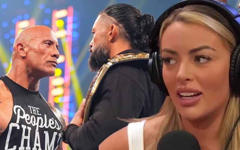 Mandy Rose Shares Prediction For The Rock Roman Reigns WrestleMania 40 ...