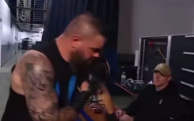 Kevin Owens Knocked Off CM Punk T-Shirts Backstage on 4/12 WWE SmackDown