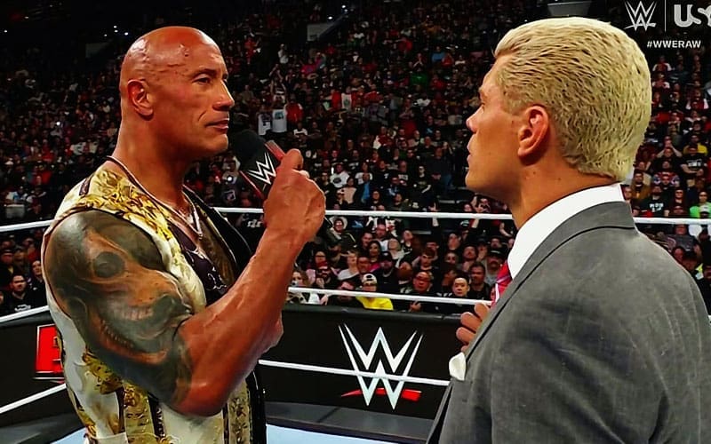 The Rock Issues Warning to Cody Rhodes on 4/8 WWE RAW