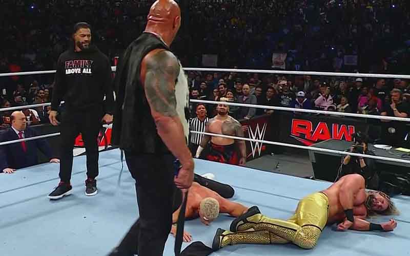 The Rock & Roman Reigns Lay Vicious Beatdown on Cody Rhodes & Seth ...