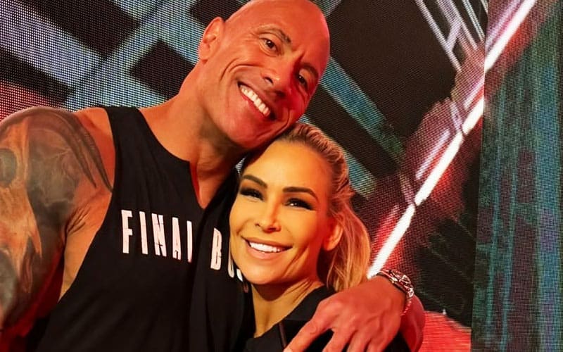 The Rock Shows Love to Natalya After 4/8 WWE RAW