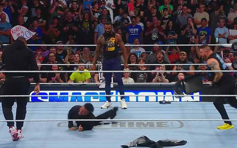 Kevin Owens & Street Profits Crash The Bloodline Anointment Ceremony on 6/7 WWE SmackDown