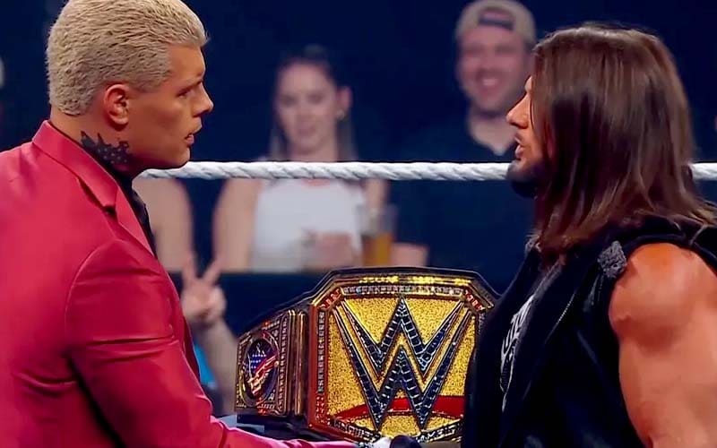 WWE's Plans for Cody Rhodes & AJ Styles Feud Revealed